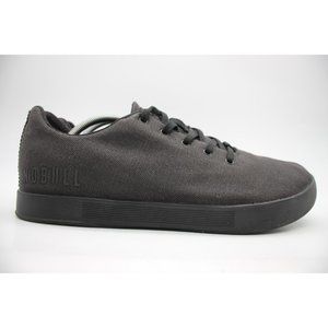 NoBull Black Canvas Trainer Men's 11.5 Women's 13  Lace Up Gym